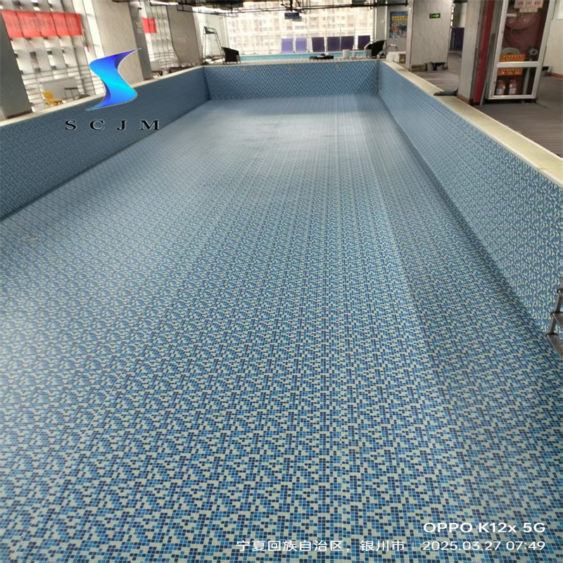 寧夏室內(nèi)膠膜鋪裝完成